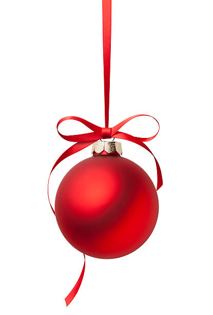 레드 크리스마스 ball - christmas red decoration christmas ornament 뉴스 사진 이미지