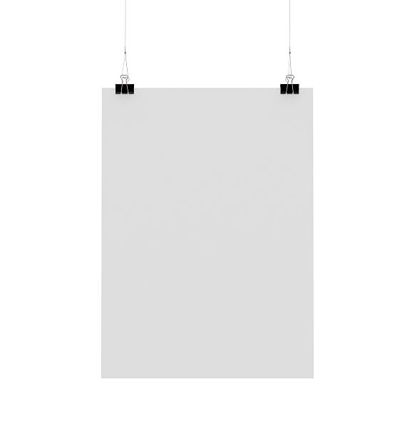 poster with paperclip