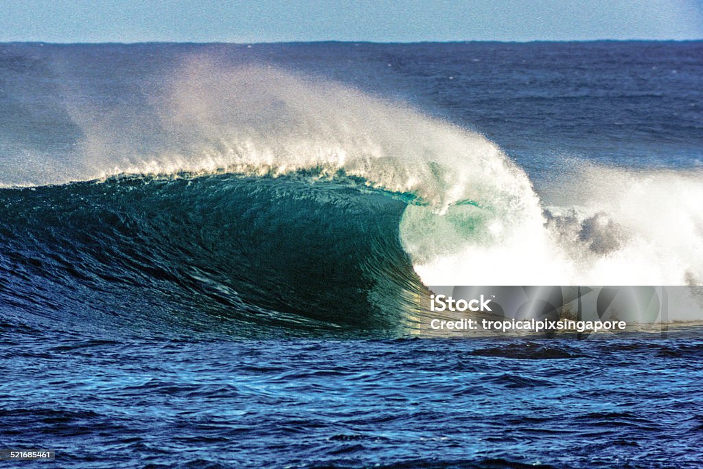 Winter surf at Sunset Beach USA, Hawaii, Oahu, North Shore, winter surf at Sunset Beach. Beach Stock Photo