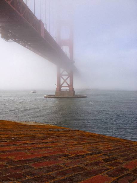 istock Golden Gate Bridge in the fog 521687643