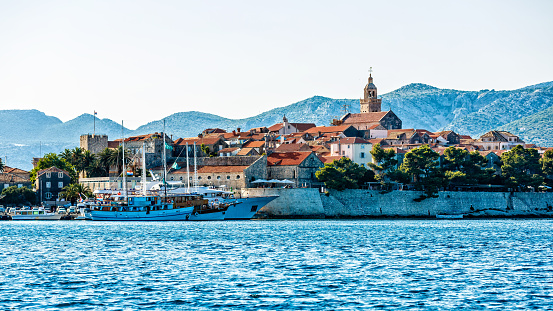 Korcula town on Korcula island, Croatia