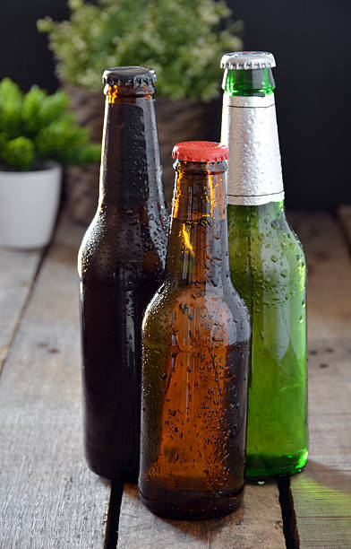 istock Different beers on a table of wood. 521691578