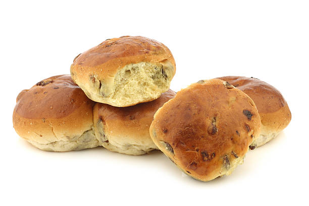 istock freshly baked traditional dutch raisin buns 521692254
