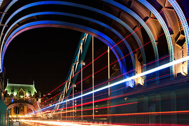 istock Tower Bridge in London, UK at night time 521692608