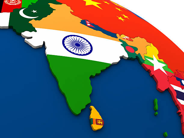 India On Political Map Stock Photo - Download Image Now - Ambassador, Asia,  Blue - iStock