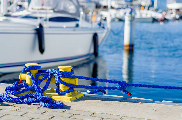 istock mooring line at marina 521695640