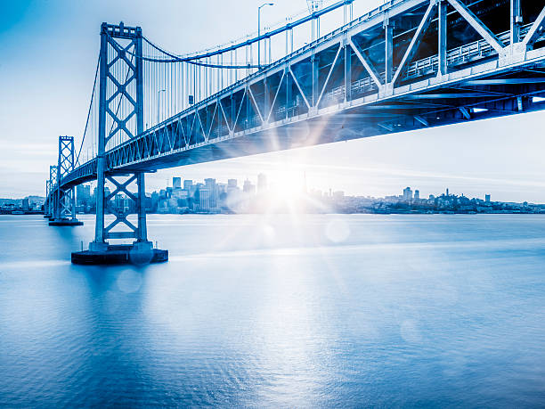 istock Bay Bridge and skyline of San Francisco 521696662