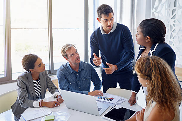 istock Giving his team some guidance 521696812