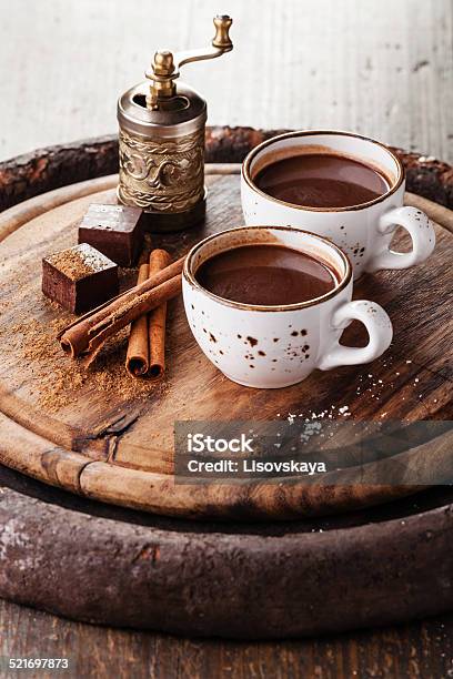 Hot Chocolate Stock Photo - Download Image Now - White Chocolate, Chocolate, Cinnamon