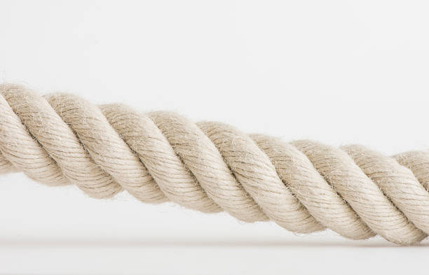 istock Close up of strong marine rope 521698384