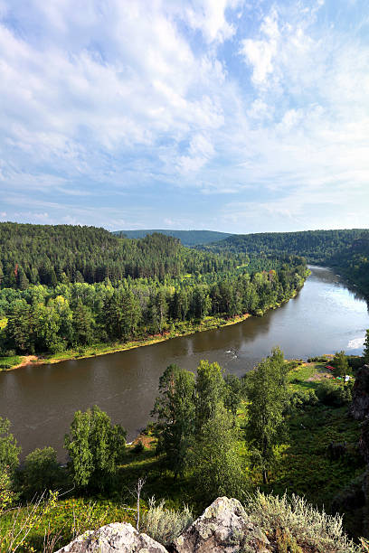 istock rocks and pines of the Urals 521699875