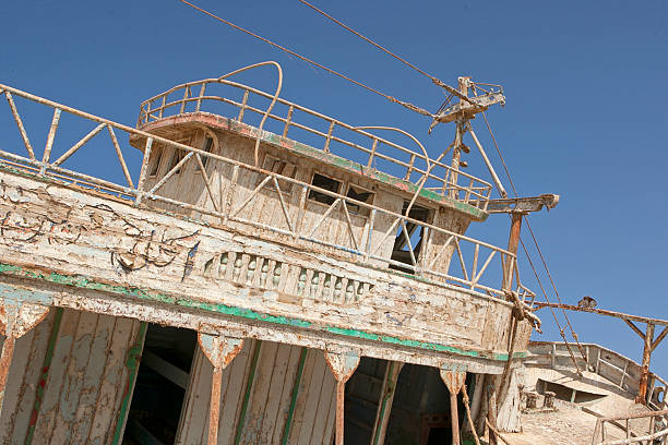 istock Upper part of a ship wreck 521699903