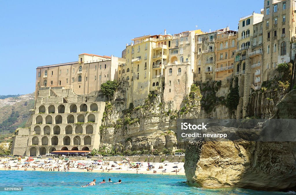 tropea beach Tropea - Italy Stock Photo