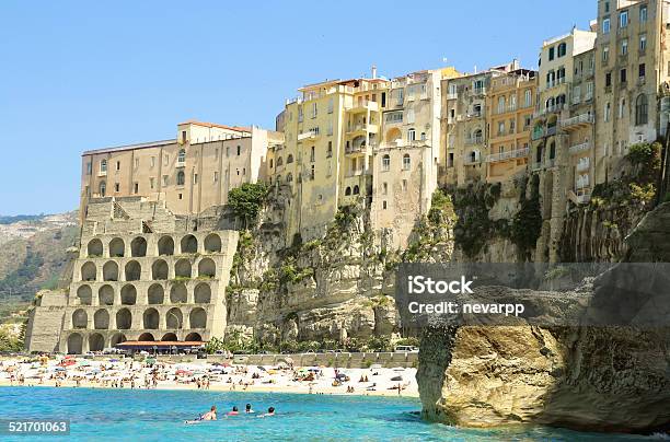Tropea Beach Stock Photo - Download Image Now - Tropea - Italy, Architecture, Beach