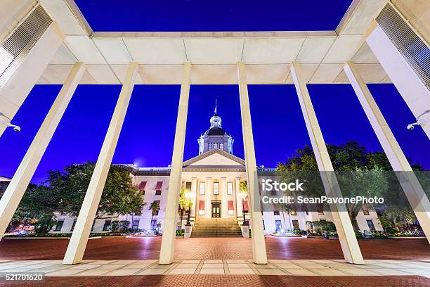 Florida State Capitol Stock Photo - Download Image Now - Florida - US State, Tallahassee, State Capitol Building
