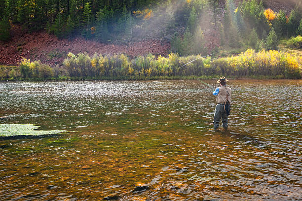 istock Man Fishing the Frying Pan River 521701991