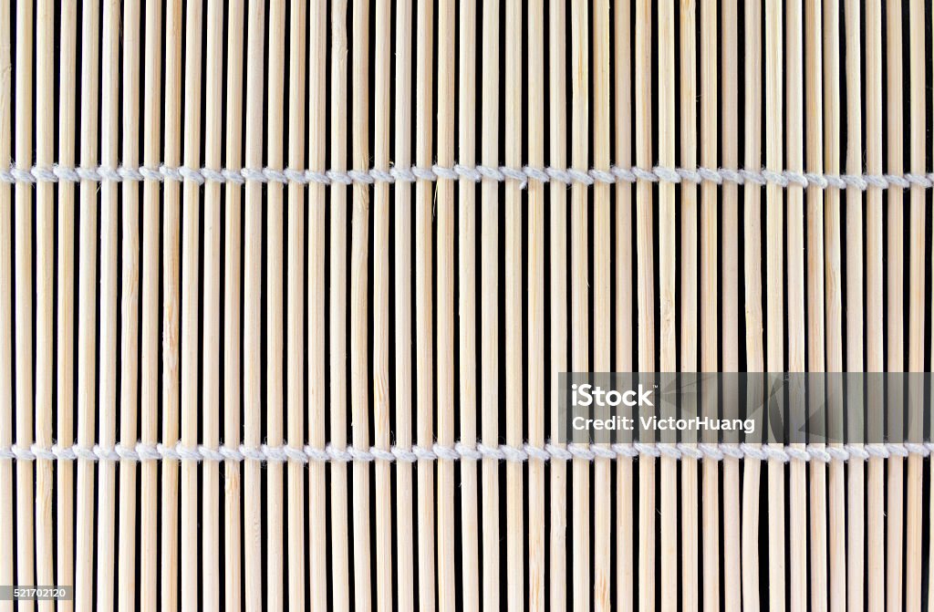 Bamboo Sushi Rolling Mat Texture Stock Photo - Download Image Now -  Backgrounds, Bamboo - Plant, Close-up - iStock