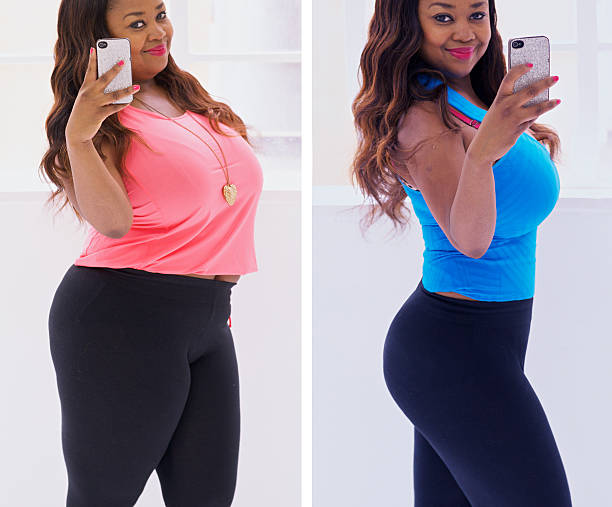 1,100+ Before And After Weight Loss Female Stock Photos, Pictures