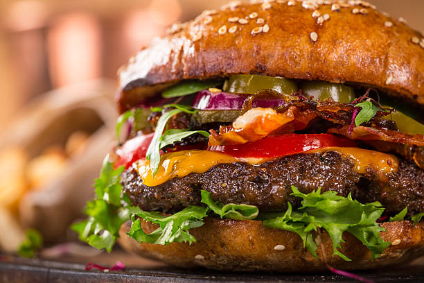 istock Tasty home made burgers 521704990