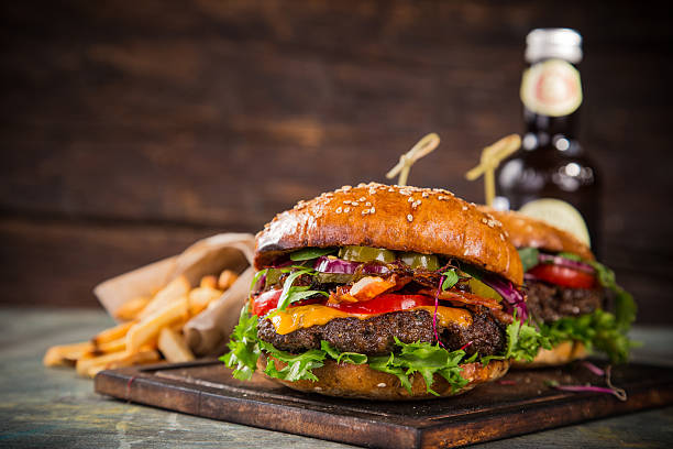 istock Tasty home made burgers 521705510
