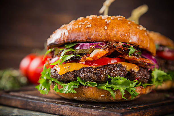 istock Tasty home made burgers 521705582