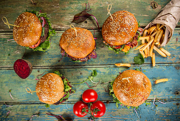 istock Tasty home made burgers 521705794