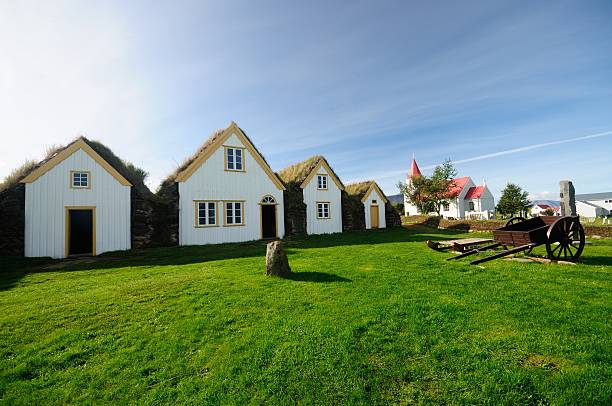 istock Icelandic turf houses in Glaumbaer 521709837
