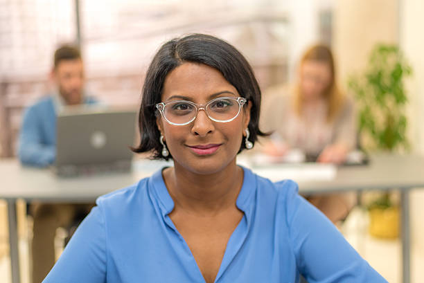 istock Businesswoman smiling 521710138