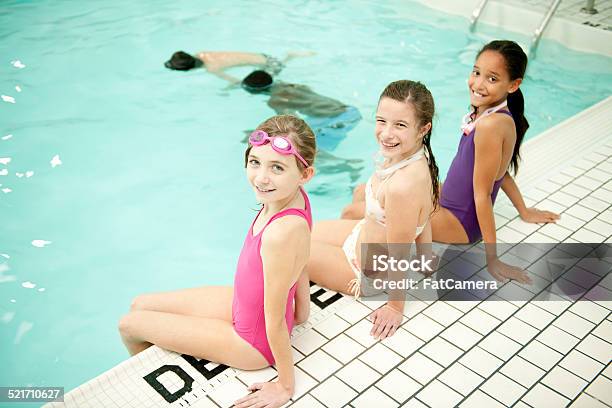 Swimming Lessons Stock Photo - Download Image Now - 10-11 Years, 8-9 Years, Adolescence