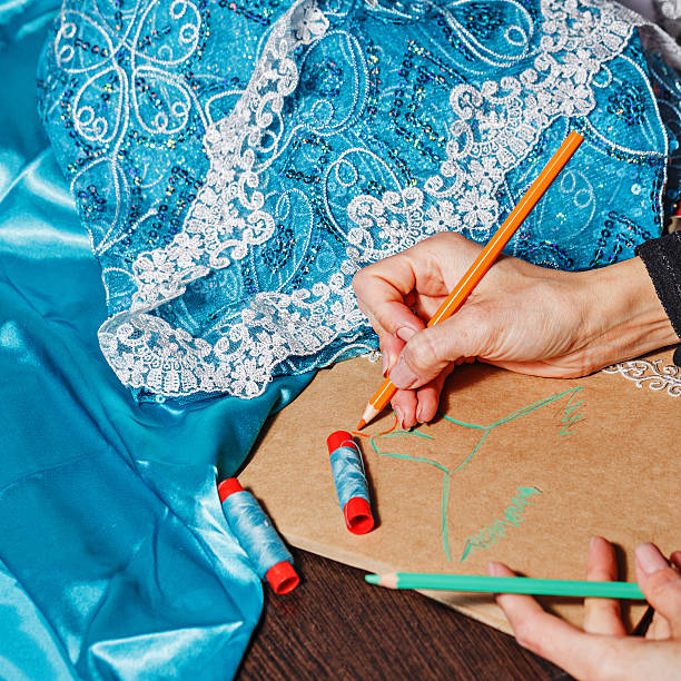 istock Sketches fashion designer 521711495