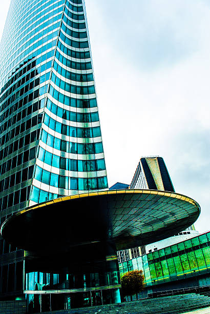 istock Modern skyscraper business building with windows 521715083