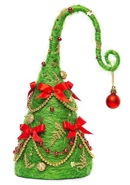 istock Christmas Tree Decorative, Abstract Creative Xmas Hanging Decoration, White Background 521722661