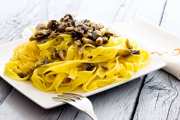 istock Noodles  with mushrooms 521728669