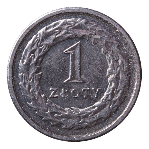 istock one zloty coin isolated on white 521729737