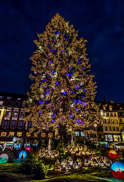 istock Strasbourg's Christmas Tree and Village 521730409