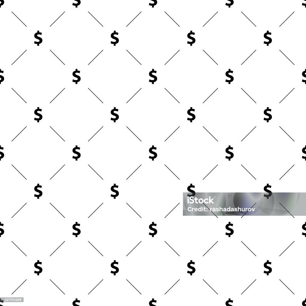 Money Pattern Stock Vector Seamless Pattern Money Stock Illustration - Download Image Now ...
