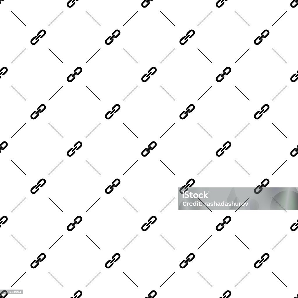 Link Design Pattern Vector Seamless Pattern Link Stock Illustration - Download Image Now ...