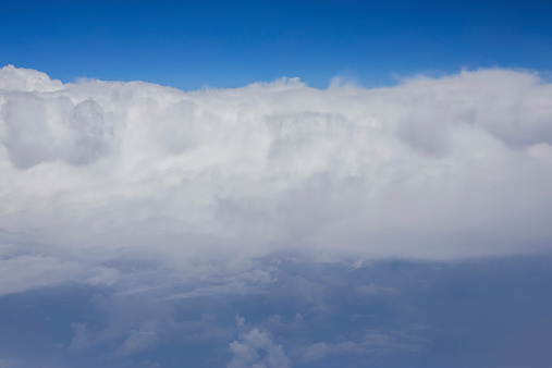 Billowy cloudscape