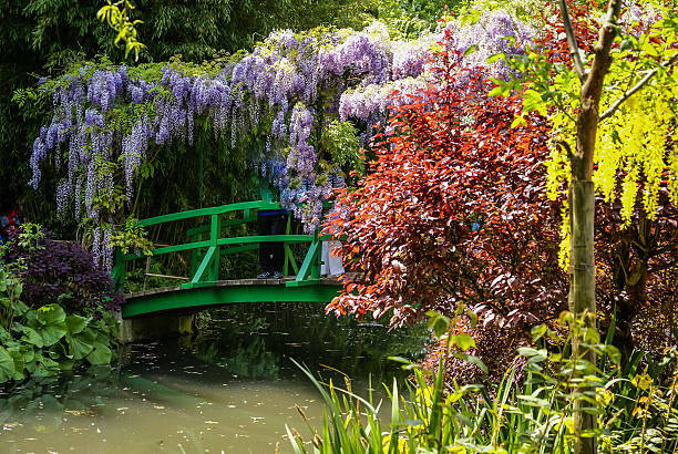 Spring gardens of Giverny, France Spring gardens of Giverny, France giverny stock pictures, royalty-free photos & images