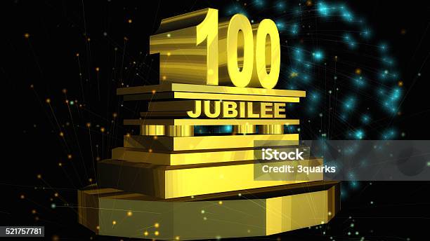 Jubilee Stock Photo - Download Image Now - Celebration, Number 100, 25th Anniversary