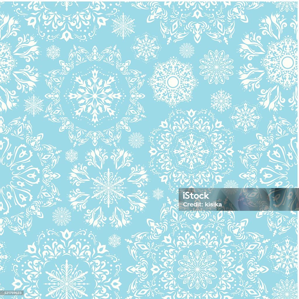 Vector Seamless Snow Pattern Stock Illustration - Download Image Now ...