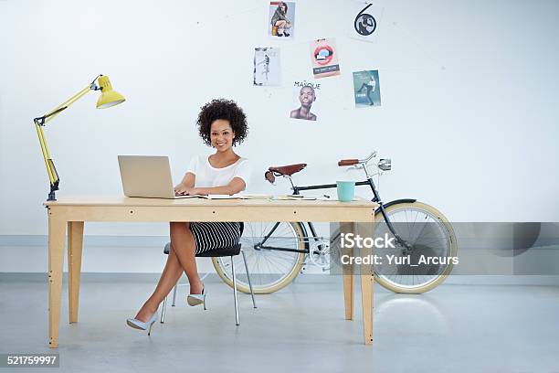 My Work Is My Passion Stock Photo - Download Image Now - Desk, One Woman Only, Women