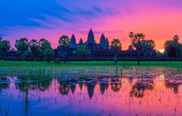 istock Angkor Wat before sunrise, Cambodia. 521760269