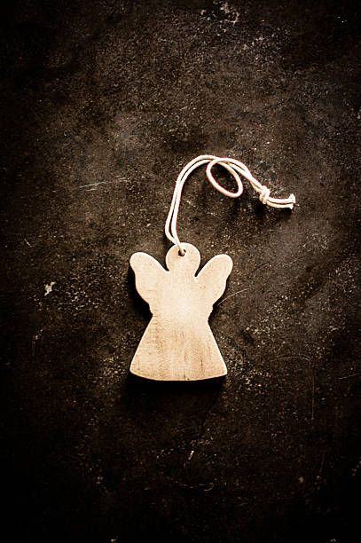 istock Christmas tree decoration on wooden background 521760569