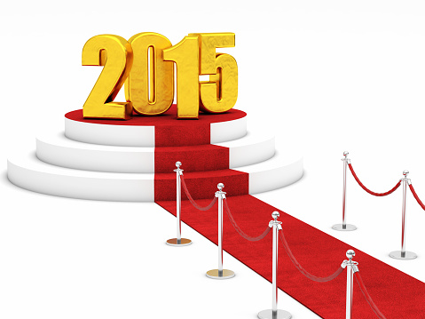 Number 1 red carpet VIP way silver chrome fence on white gray background