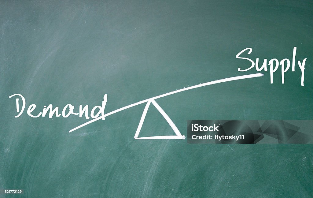 demand and supply concept Ordering Stock Photo