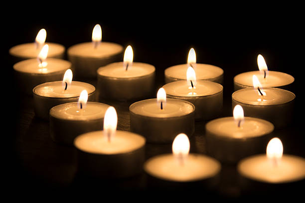 istock Group of Tea Candles 521772239