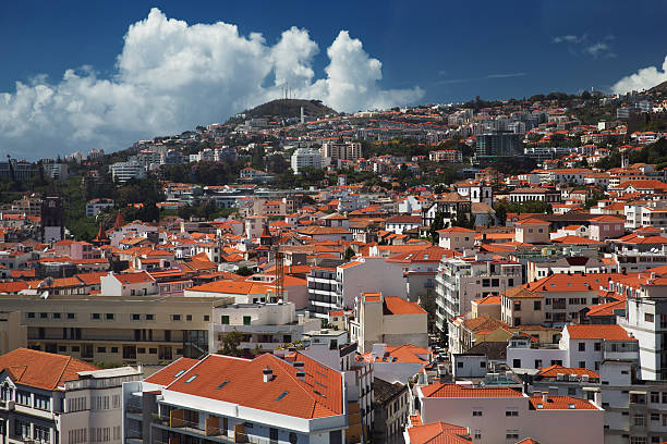 istock Town located on a high mountain 521775259