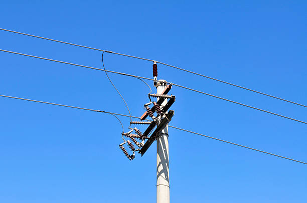 istock Telephone poles and wires 521775931
