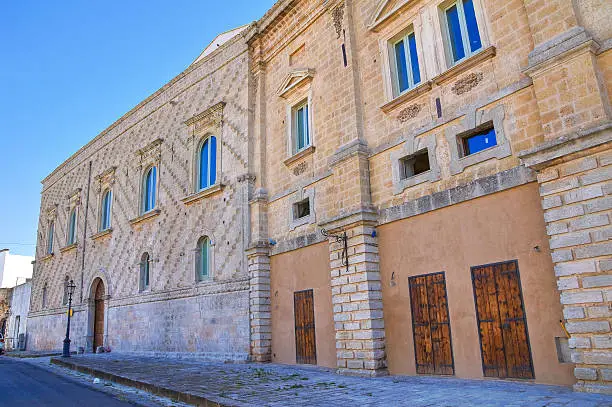 Sangiovanni palace. Alessano. Apulia. Italy.